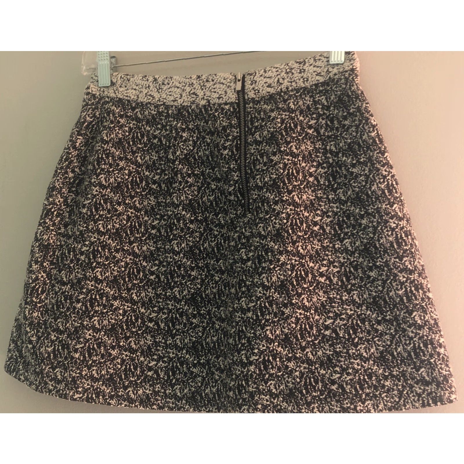 Banana Republic Banana Republic Womens Skirt 0P Petite Knee Length Pleated Multicolor Black White Pocket Size 25" / US 0 / IT 36 - 3 Thumbnail