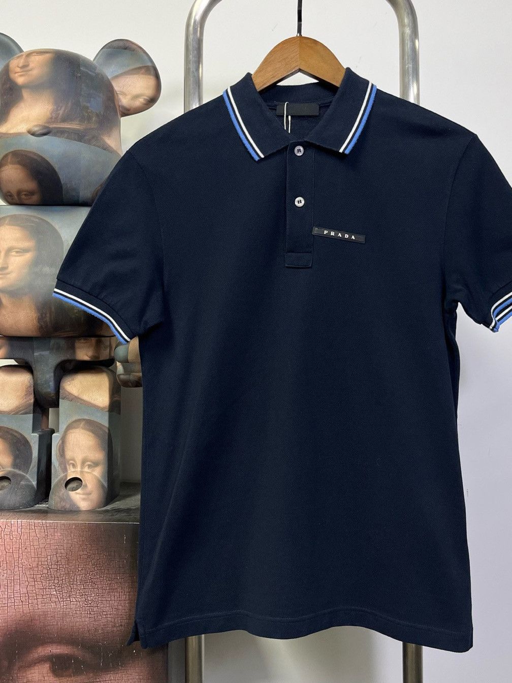 Prada Prada Logo Patch Polo Shirt Size S Size US S / EU 44-46 / 1 - 1 Thumbnail