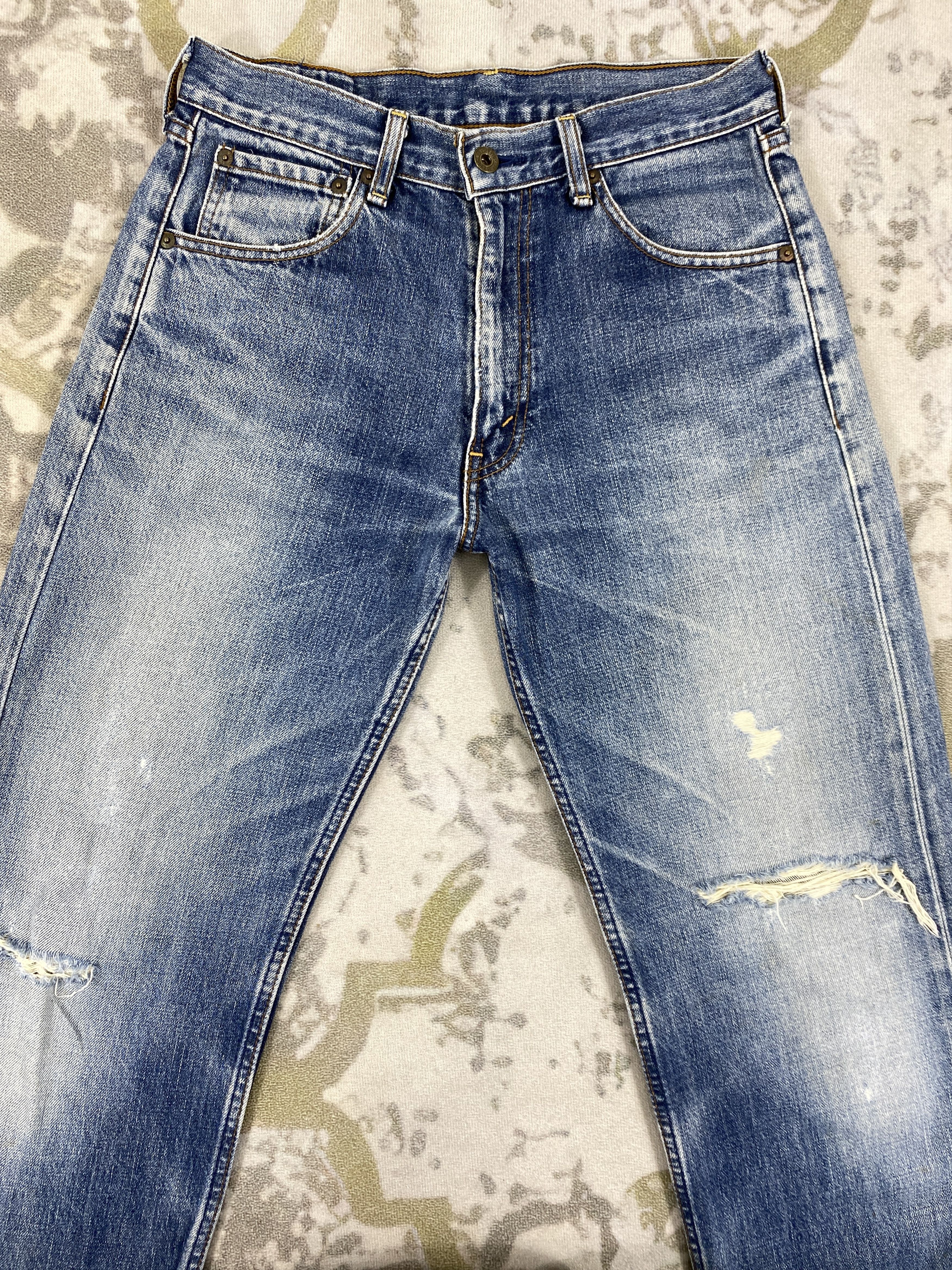 Levi's Distressed Blue Vintage Levi's 503 29x31.5 Denim -SJ180 Size US 29 - 3 Thumbnail