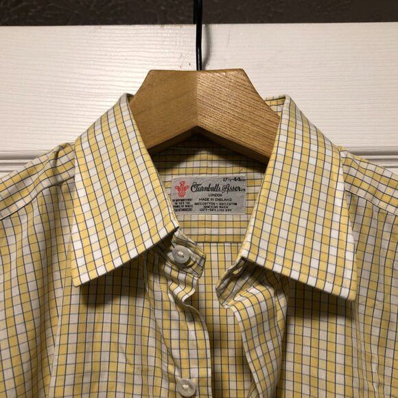 Turnbull & Asser TURNBULL & asser for Neiman Marcus men's dress shirt 17.5 Size US XL / EU 56 / 4 - 8 Thumbnail