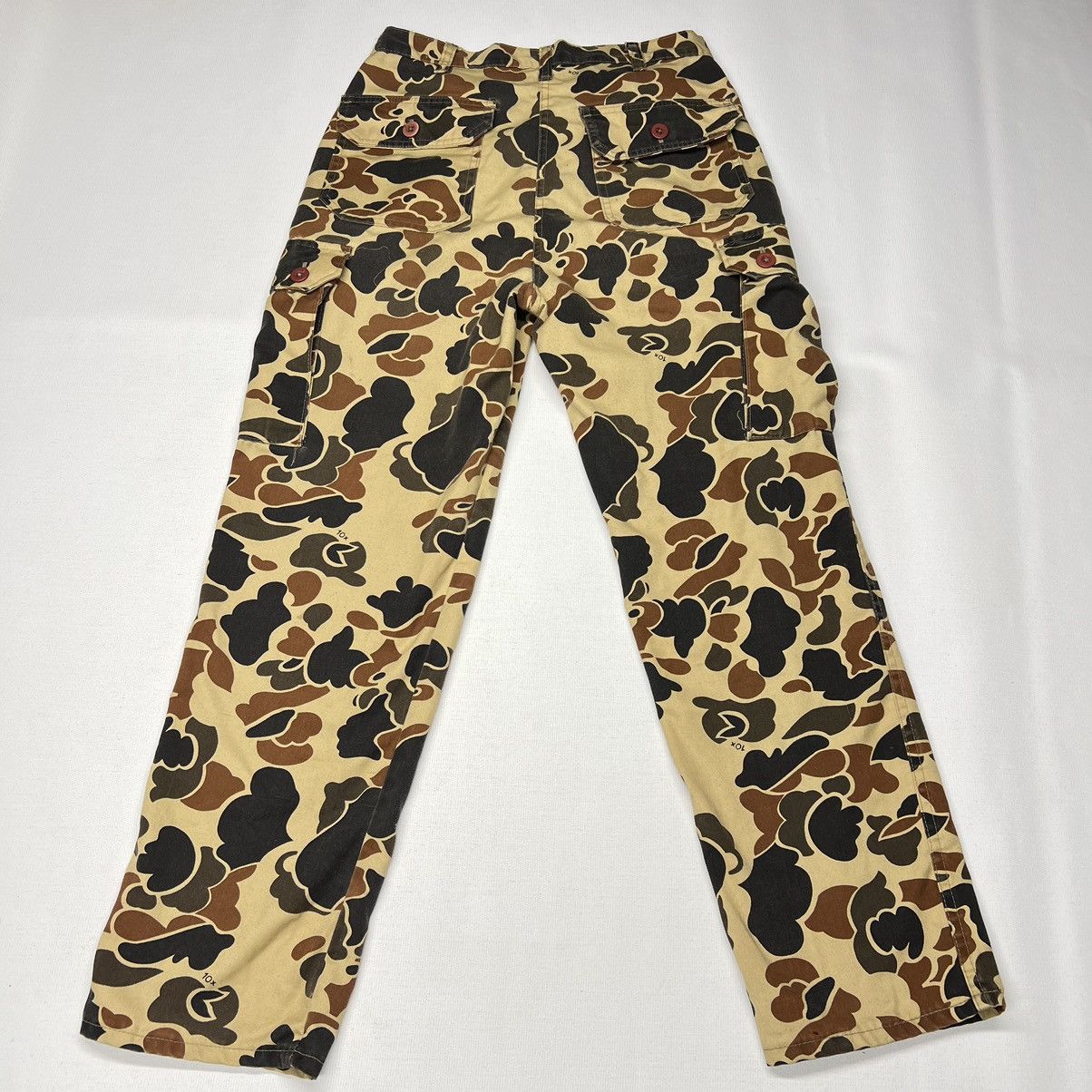 Vintage VTG 10X Cargo Pants Medium Duck Camo Brown Pocket Hunting Size US 32 / EU 48 - 15 Thumbnail