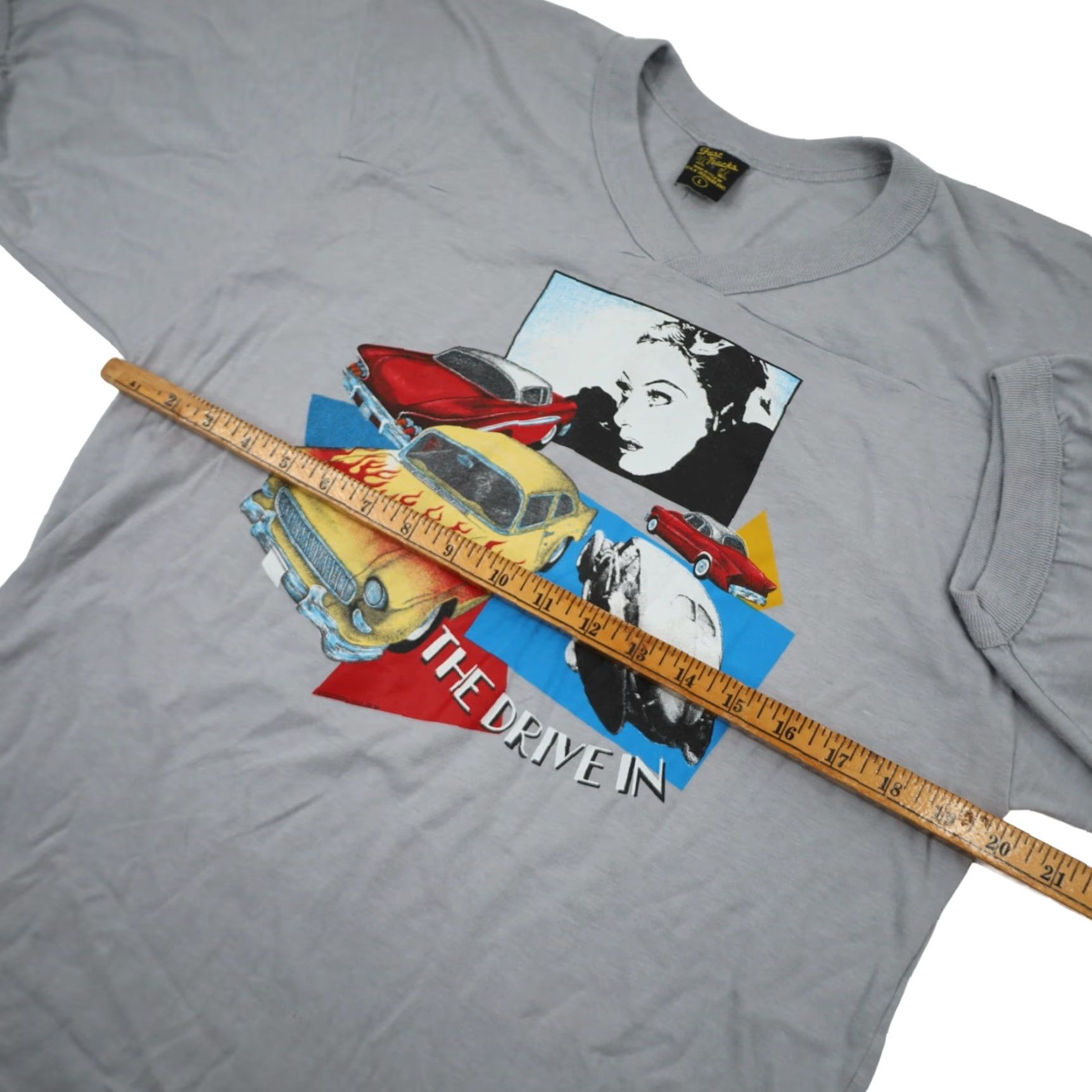 Vintage VINTAGE The Drive Ins Graphic Ringer T Shirt Size US L / EU 52-54 / 3 - 7 Thumbnail