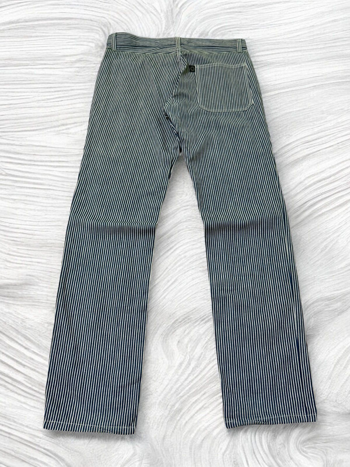 Japanese Brand × Vintage × Yohji Yamamoto Vintage INÉD HOMME Yohji Yamamoto Striped Hickory Pant Size US 31 - 2 Thumbnail