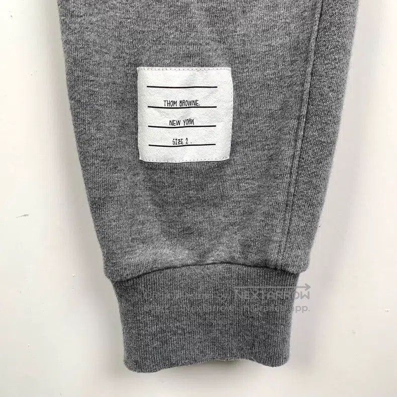 Thom Browne Thom Browne size 2 Gray Cotton Cuffed Sport Pants Size US 28 / EU 44 - 5 Thumbnail