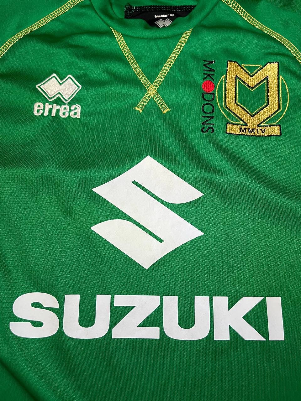 Errea Errea MK Dons goalkeeper 2016-2017 tee Size US L / EU 52-54 / 3 - 3 Thumbnail