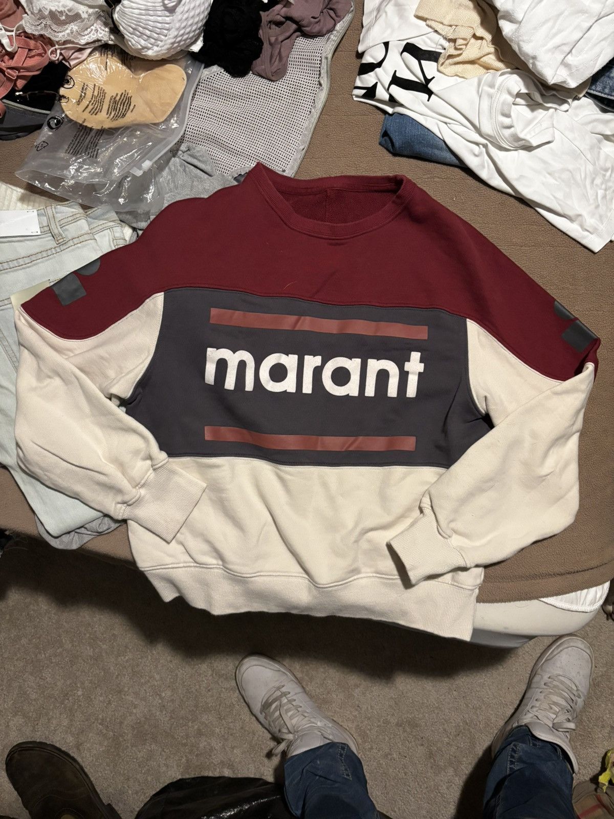 Isabel Marant Isabel Marant colorblock Logo Sweatshirt xs-s Size XS / US 0-2 / IT 36-38 - 5 Thumbnail