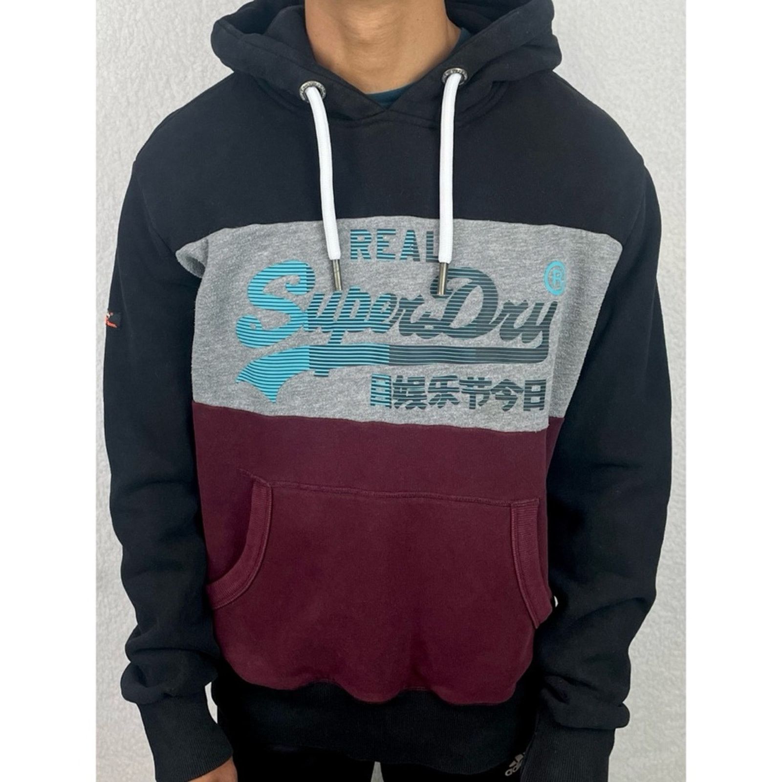 Superdry SUPERDRY • Vintage Logo 1st Panel Pullover Hoodie Size US L / EU 52-54 / 3 - 7 Thumbnail