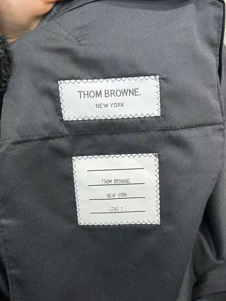 Thom Browne Thom Browne Size 2 Gray wool suit pants 2503-Nextarrow Size US 30 / EU 46 - 3 Thumbnail
