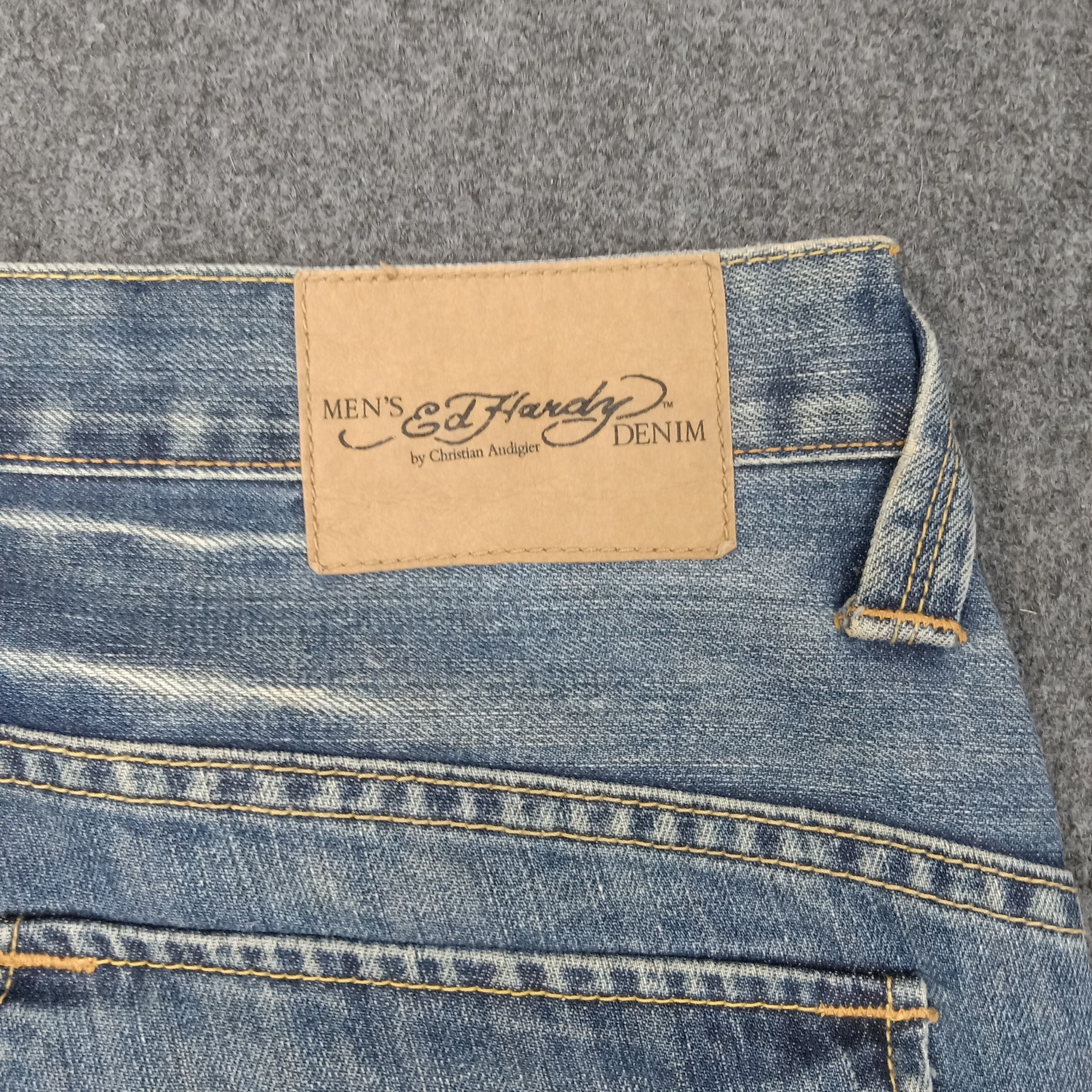 Ed Hardy Ed Hardy by Christian Audiger American Custom Jeans C228N2 Size US 32 / EU 48 - 3 Thumbnail
