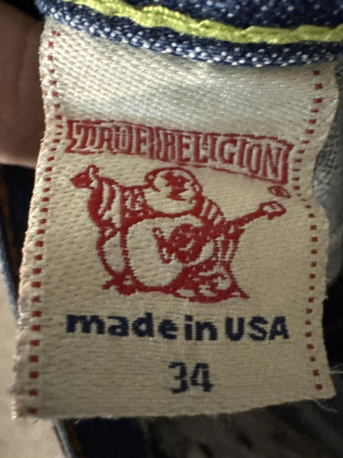 True Religion Rare True Religion Ricky Denim Size US 34 / EU 50 - 7 Thumbnail