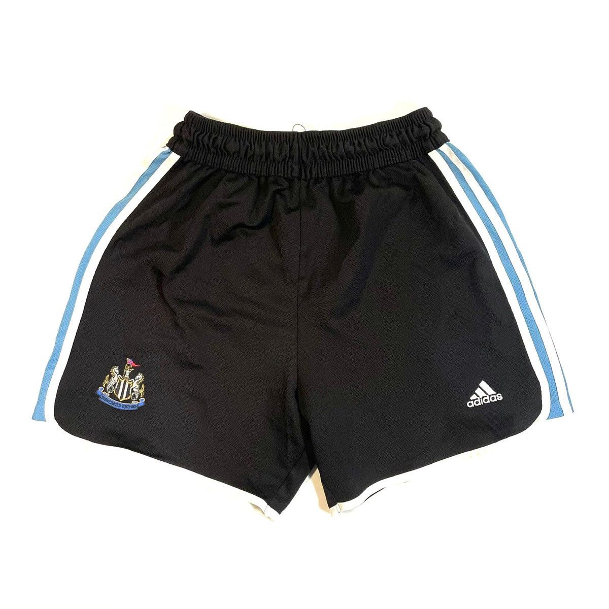 Adidas Black and blue Newcastle United Adidas shorts vintage 90s Size US 36 / EU 52 - 1 Thumbnail