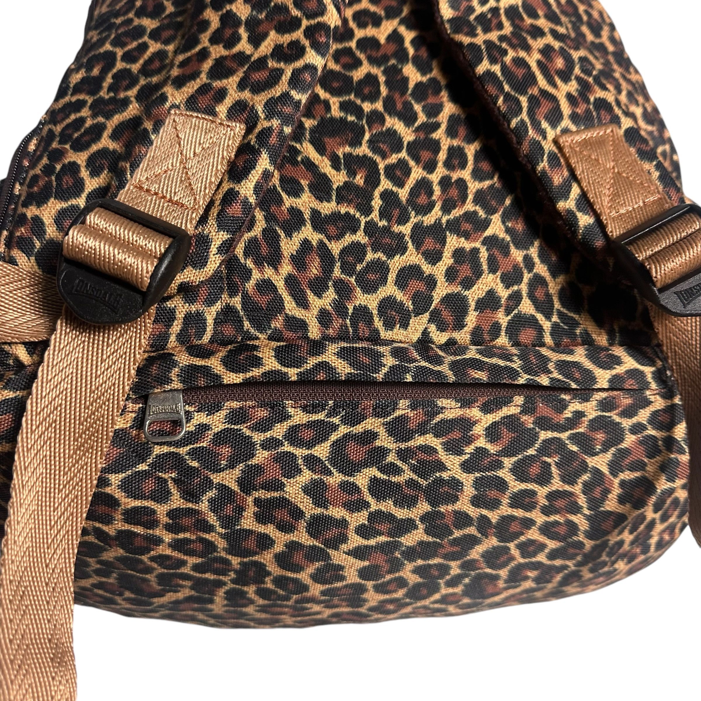 Lonsdale × Vintage 🔥RARE🔥Vintage Lonsdale London Leopard Backpack Bag Size ONE SIZE - 8 Thumbnail