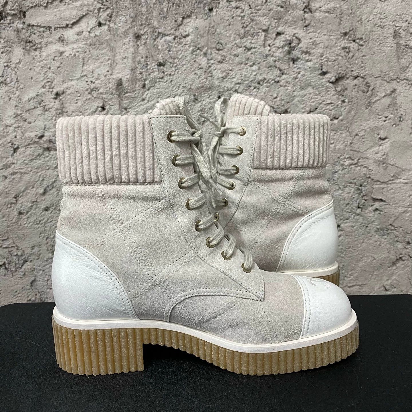 Chanel Chanel combat boots women's 39 99 New Size US 8.5 / IT 38.5 - 4 Thumbnail