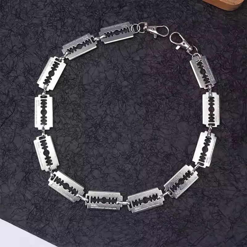 Vintage Punk Cool Style Metal Blade Pant Chain Size ONE SIZE - 4 Thumbnail