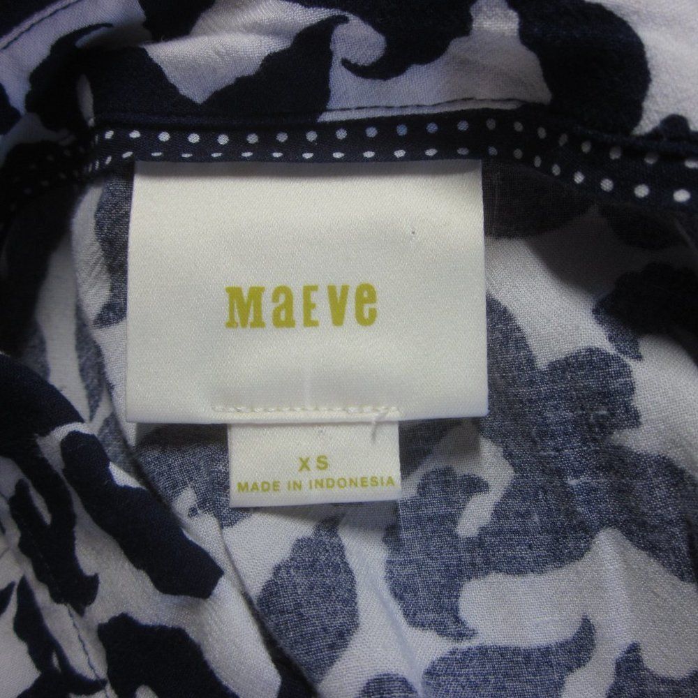 Anthropologie Maeve XS Smocked Tunic Size XS / US 0-2 / IT 36-38 - 2 Thumbnail