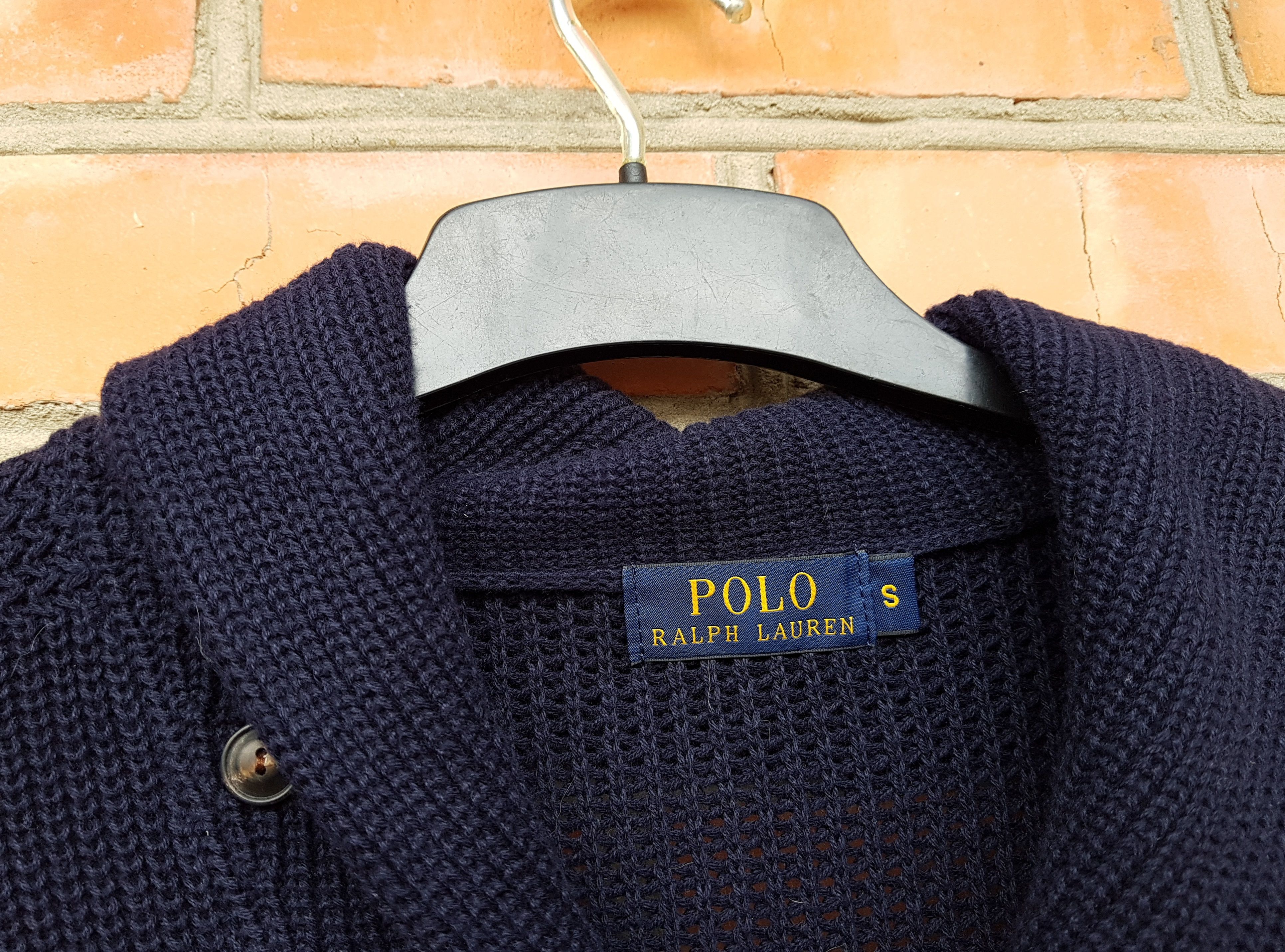 Polo Ralph Lauren Polo Ralph Lauren Cotton Knit Shawl Collar Pullover Size US S / EU 44-46 / 1 - 4 Thumbnail