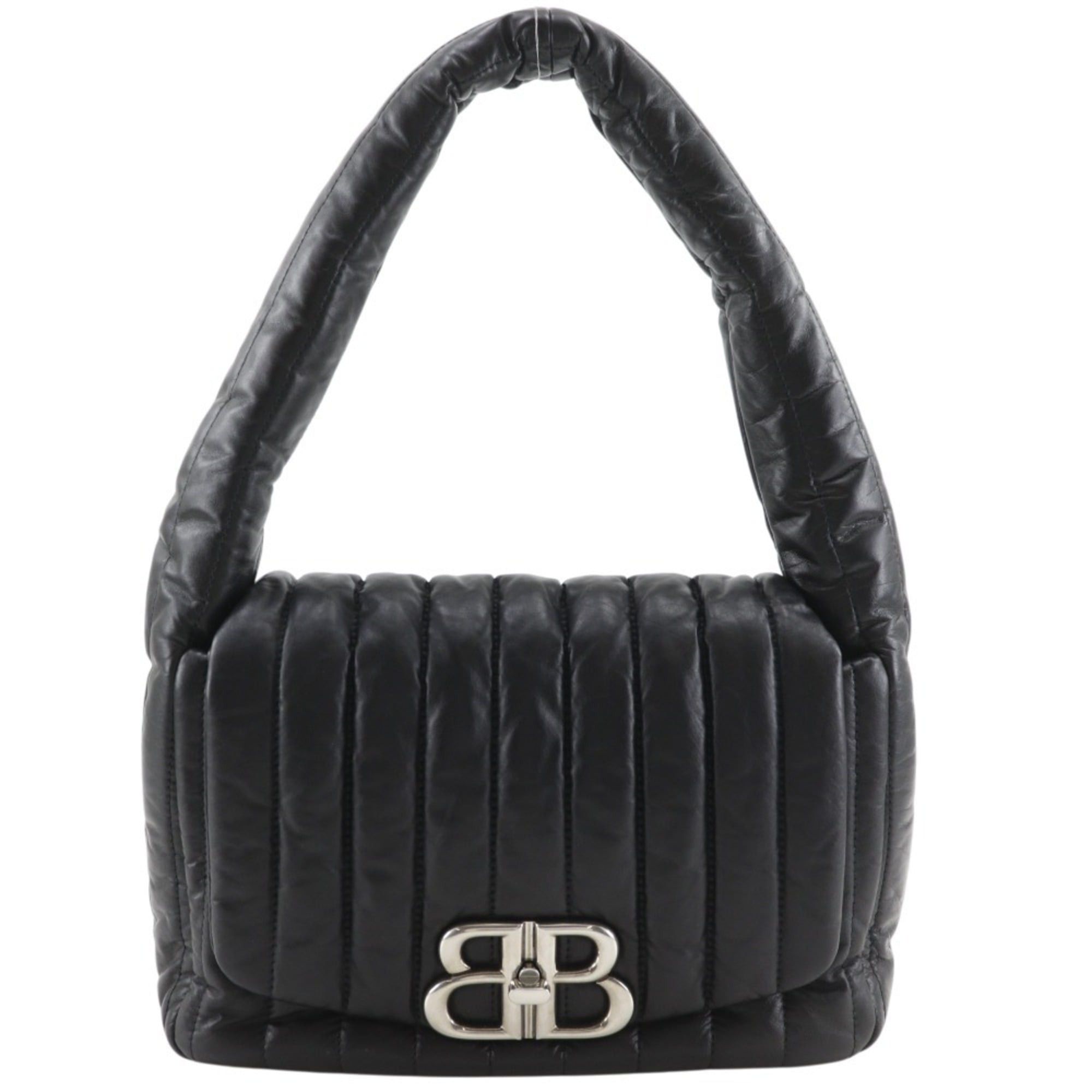 Balenciaga Balenciaga Monaco Shoulder Bag, Quilted, Calfskin, Black, A5 Size, Turn-Lock, Women's, 787896 Size ONE SIZE - 1 Thumbnail