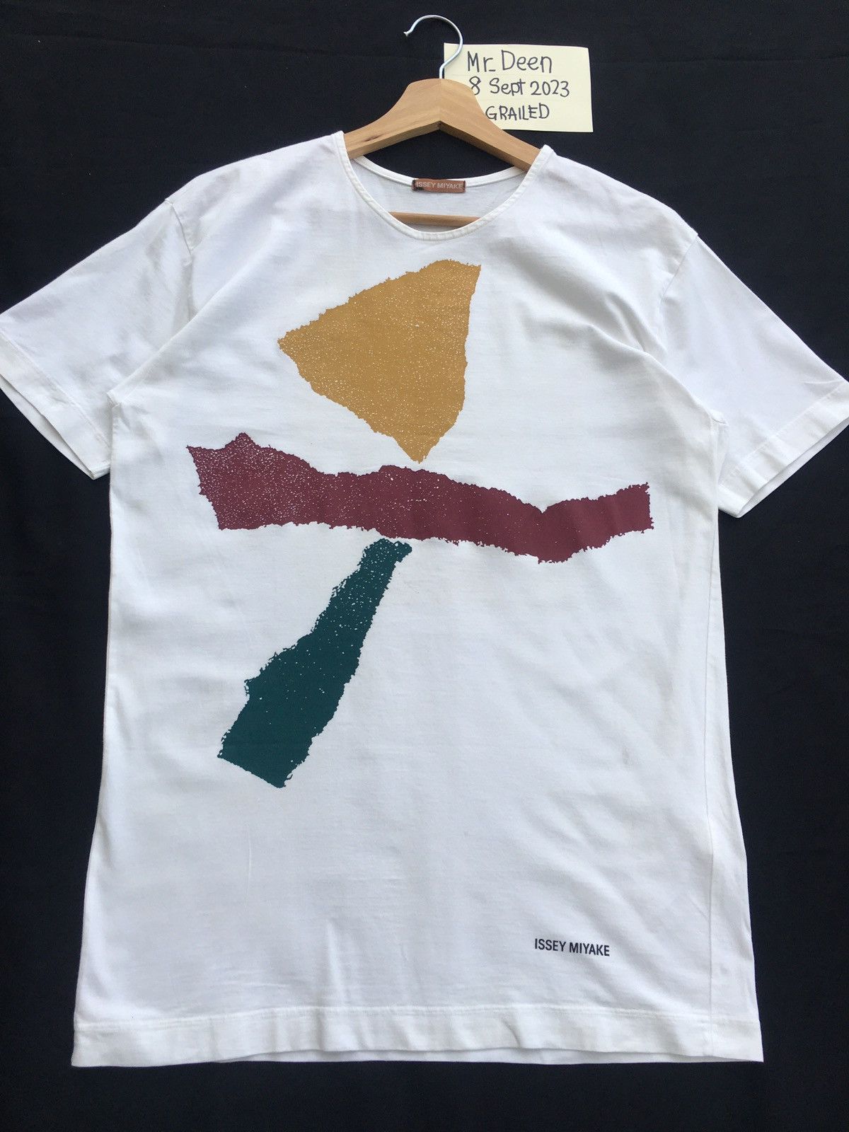 Issey Miyake Rarest Vintage 90s Issey Miyake Art Paints Tshirt Size US M / EU 48-50 / 2 - 4 Thumbnail