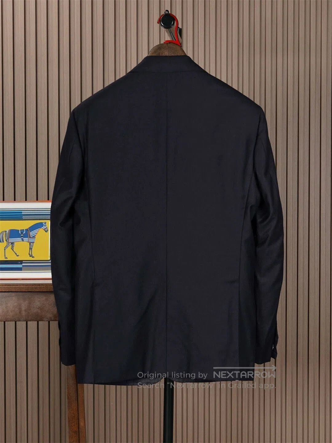 Kiton Kiton Dark Blue Wool Flannel Suit. Size US M / EU 48-50 / 2 - 2 Thumbnail