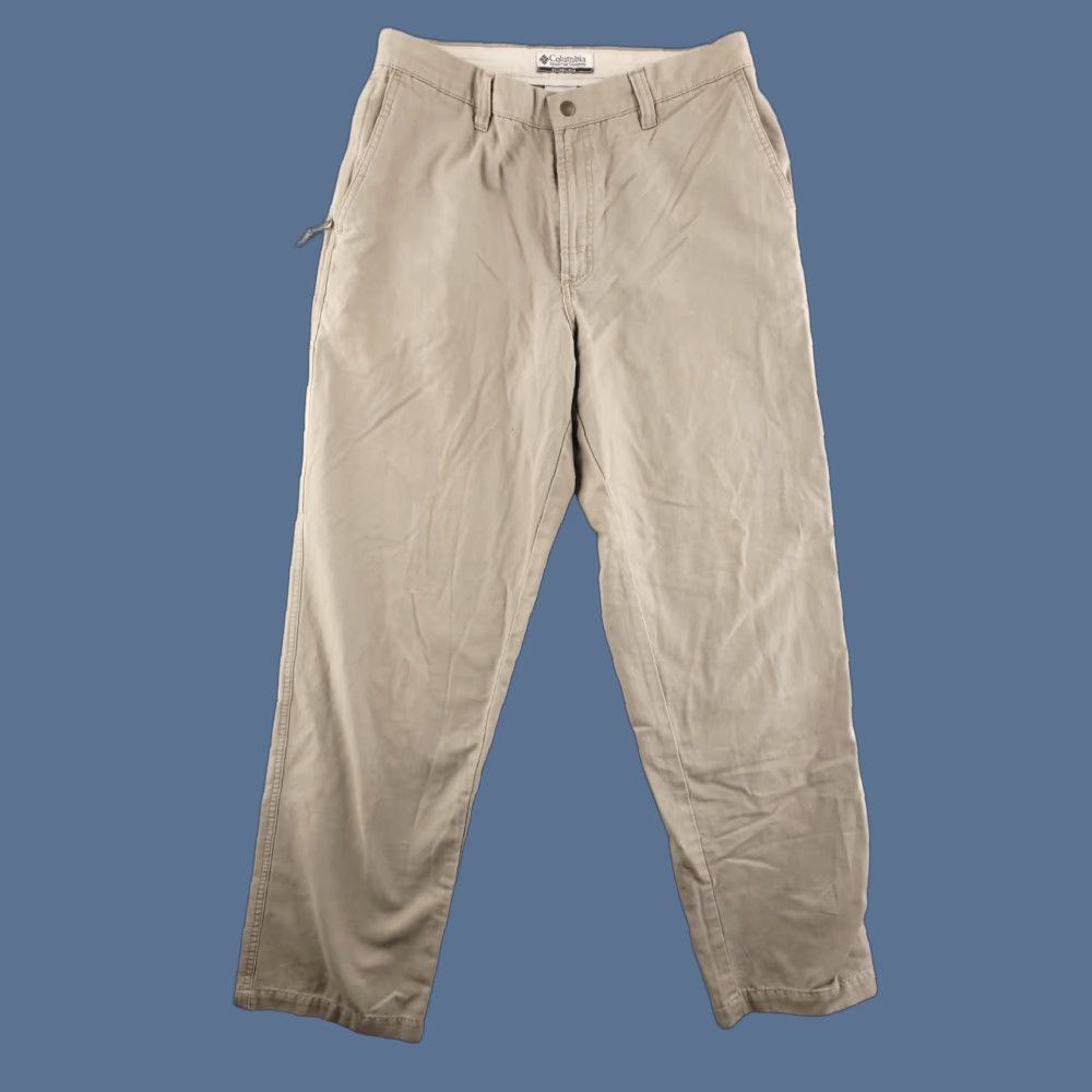 Vintage Columbia Walk Pants 32x30 Mens Canvas Cotton Beige Hiking Outdoor Size US 32 / EU 48 - 1 Thumbnail