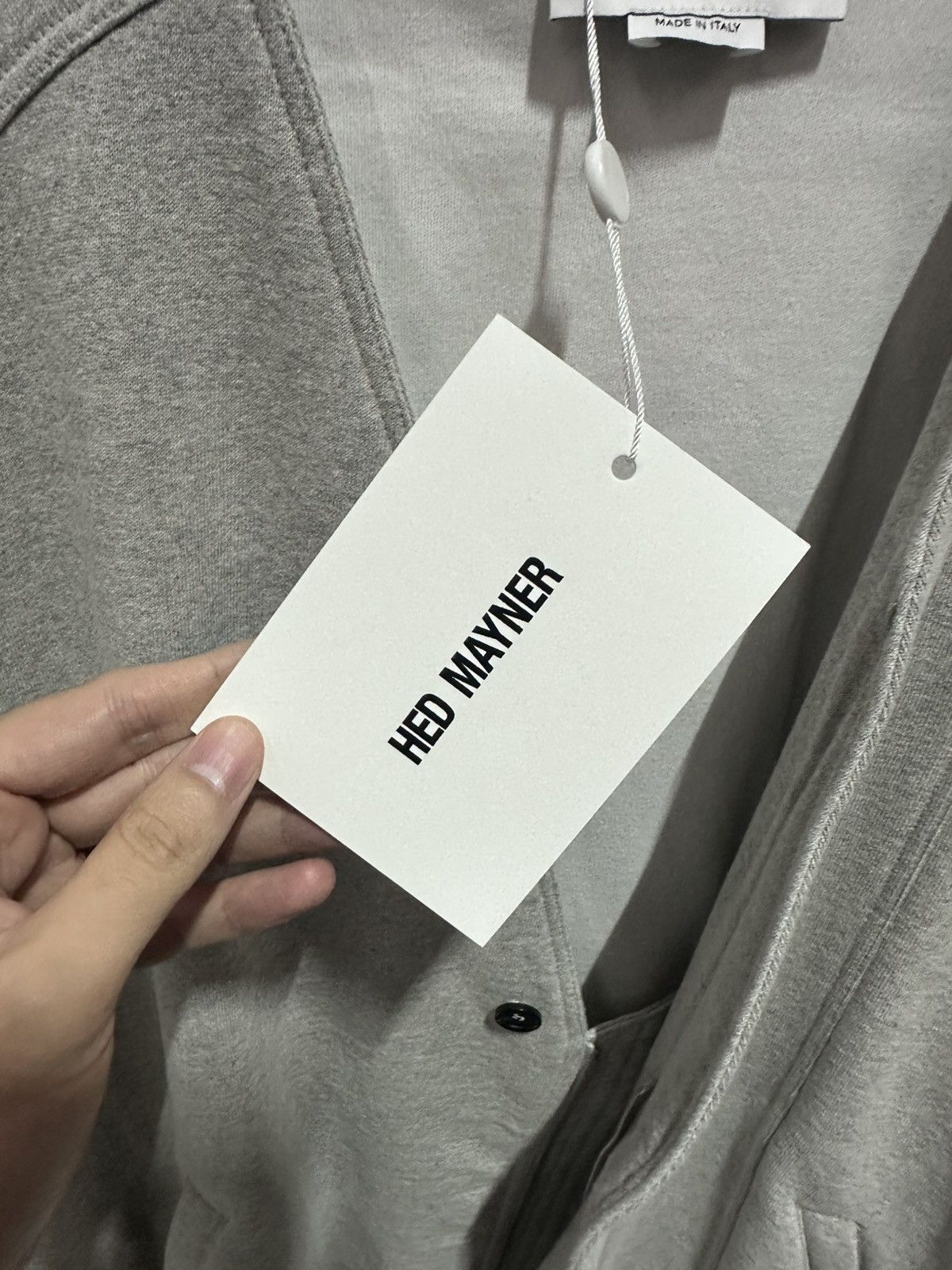 Hed Mayner Hed mayner Embroidered sweatshirt- medium grey Size US M / EU 48-50 / 2 - 4 Thumbnail