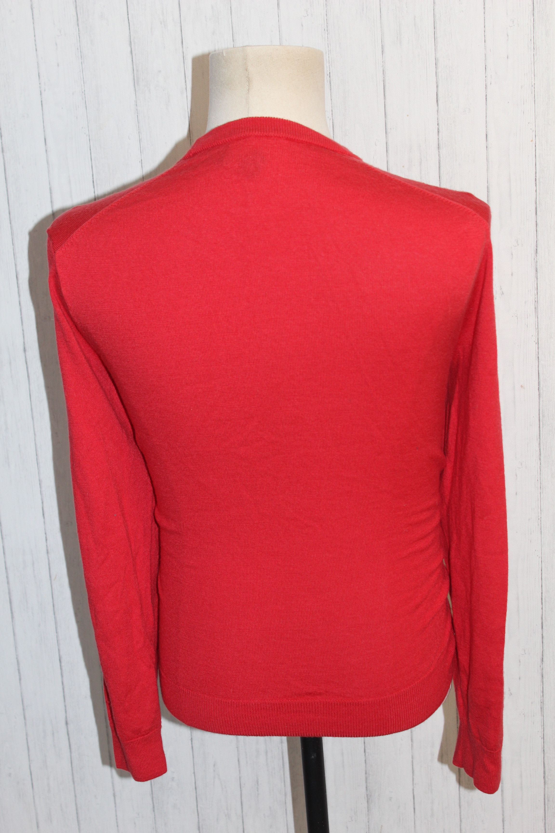 Polo Ralph Lauren RALPH LAUREN Crew Neck Merino Wool Red Knitted Jumper Size M Size US M / EU 48-50 / 2 - 4 Thumbnail