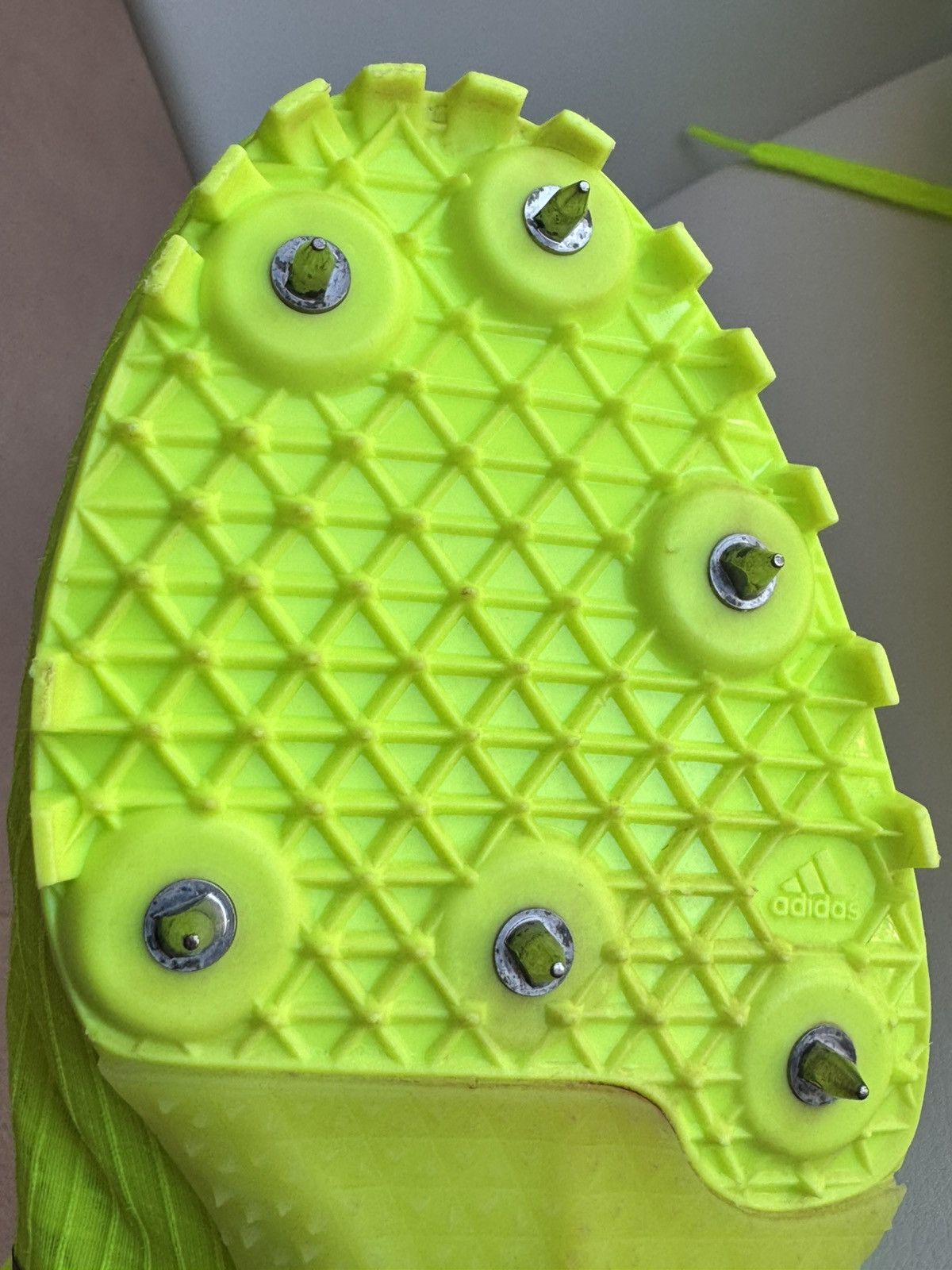 Adidas Adidas Sprintstar Track Spikes - Fluorescent Yellow - EU 38 Size US 5.5 / EU 38 - 8 Thumbnail