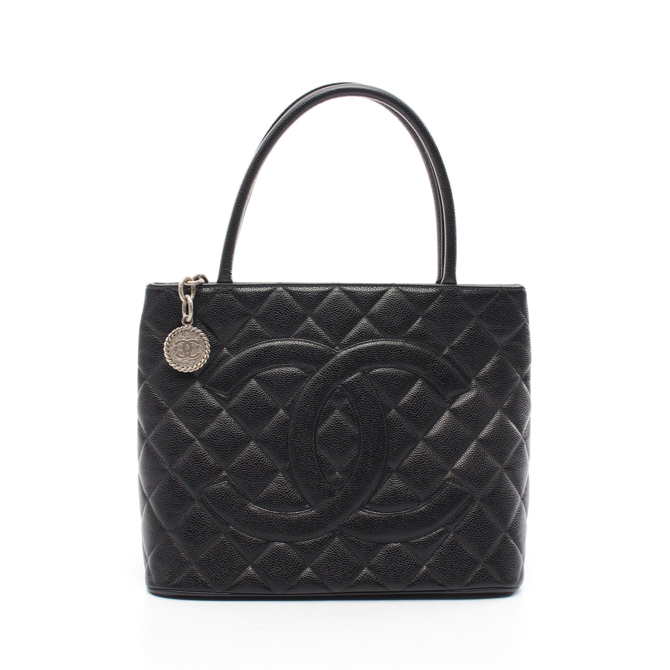 Chanel Chanel Reissue Tote Handbag Bag Caviar Skin Black Silver Hardware Size ONE SIZE - 1 Thumbnail