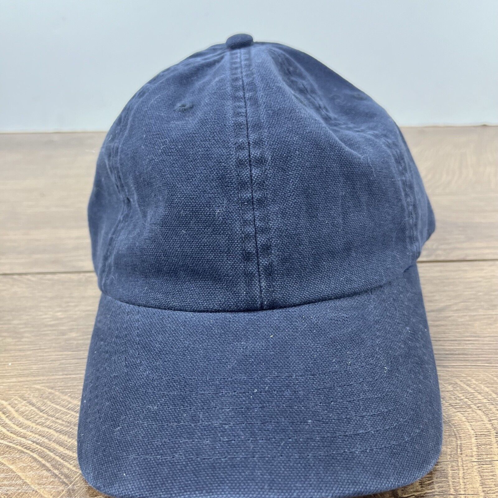 Other Navy Blue Baseball Cap Hat Blue Adjustable Hat Blue Adult Si Size ONE SIZE - 5 Thumbnail
