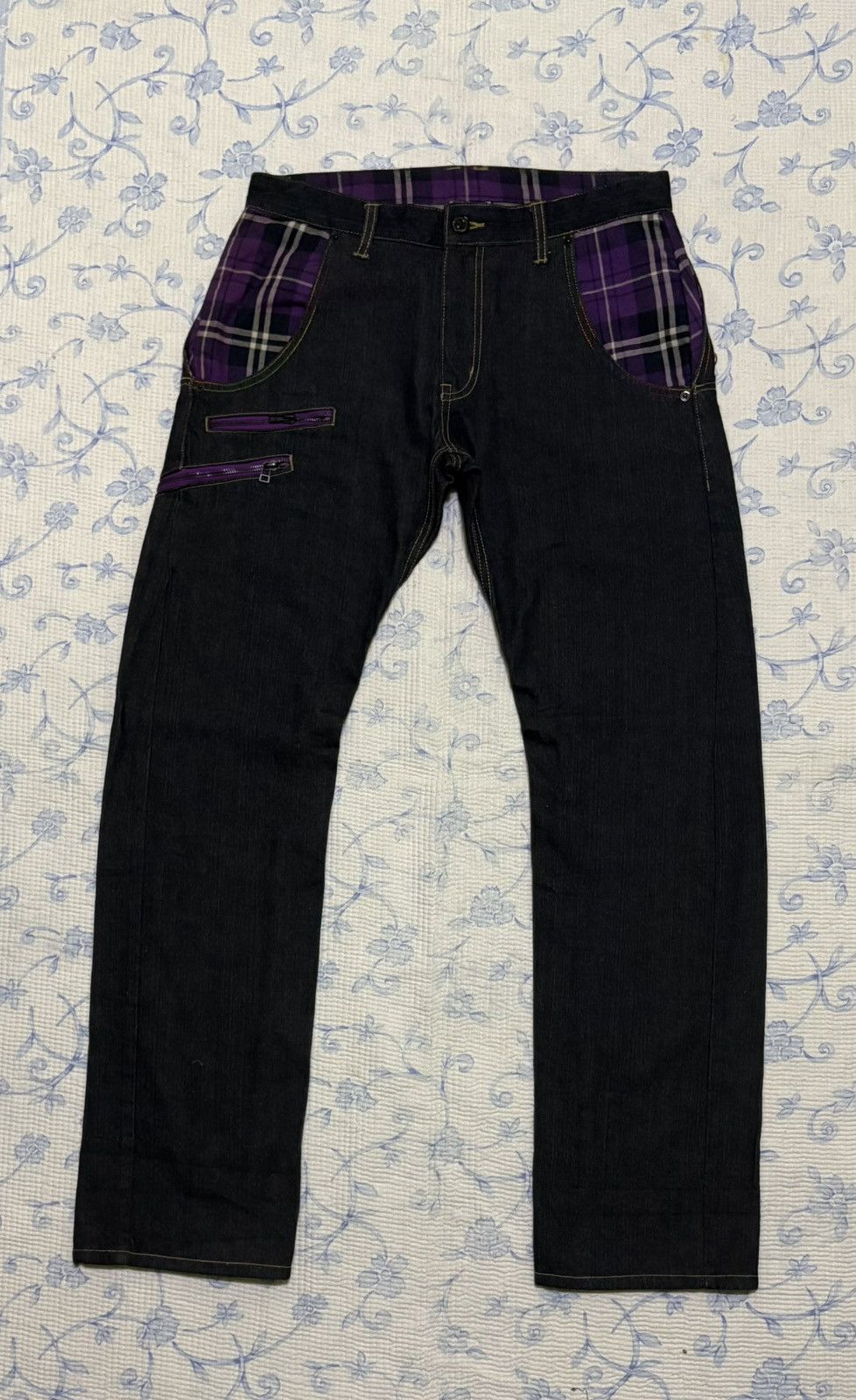 Japanese Brand Japanese International World Jeans Streetwear Denim Size US 33 - 2 Thumbnail
