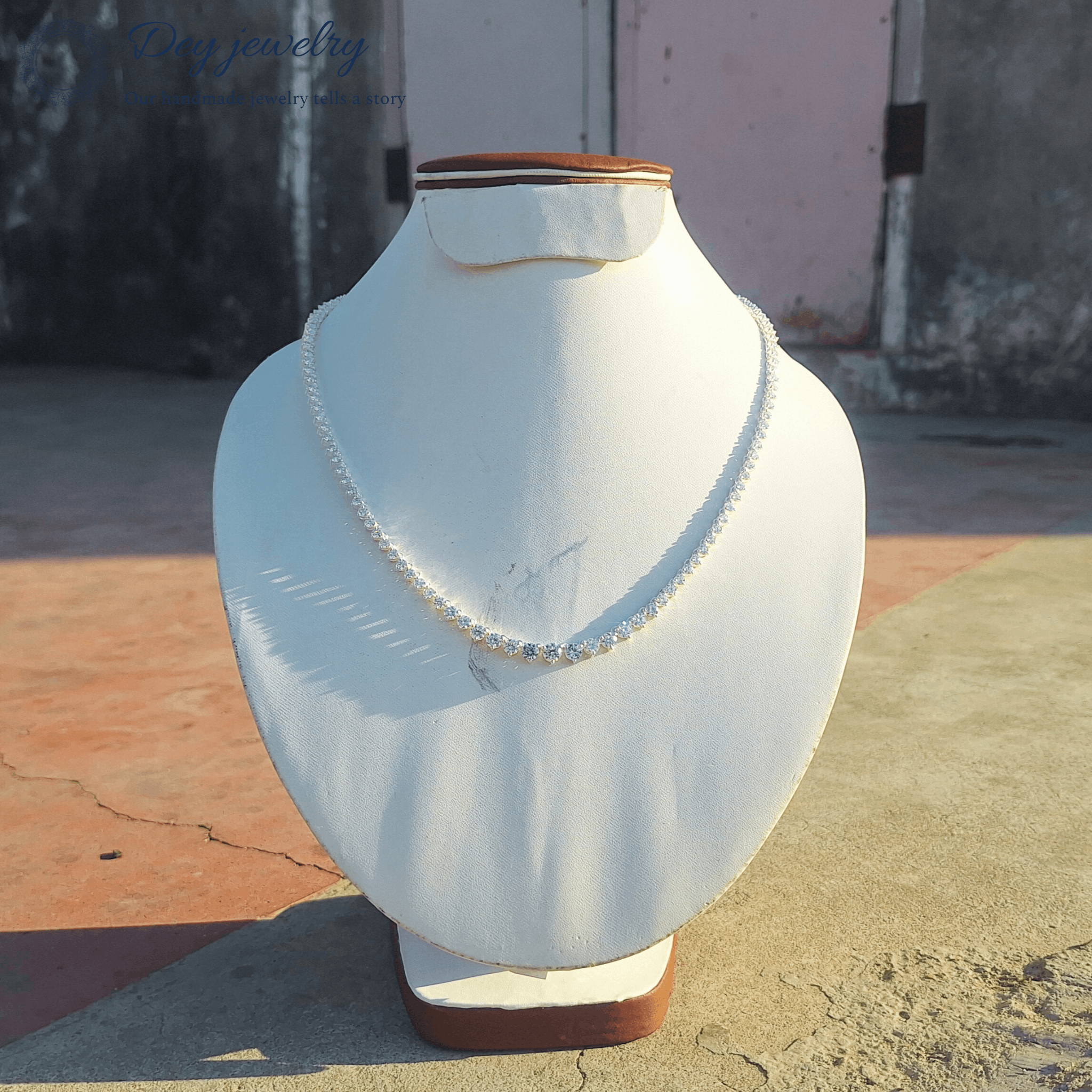 Other Graduate moissanite Diamond Tennis Necklace Size ONE SIZE - 5 Thumbnail
