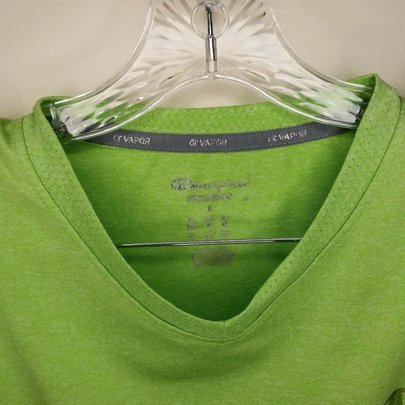 Champion VINTAGE Champion Shirt Mens Size L Green Gray Athletic Short Sleeve T-Shirt Size US L / EU 52-54 / 3 - 3 Thumbnail