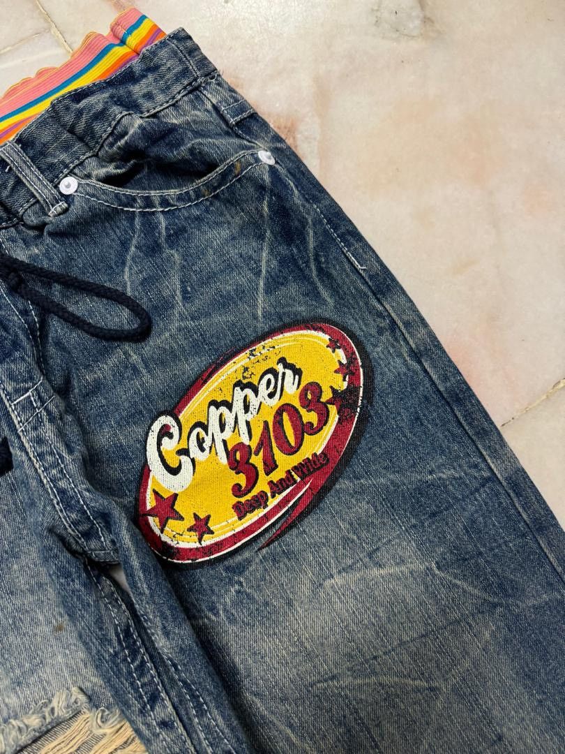 Undercover 💥Double Waist💥Vintage 90’s Japanese Whisker Distressed Rare Size 31" - 9 Thumbnail