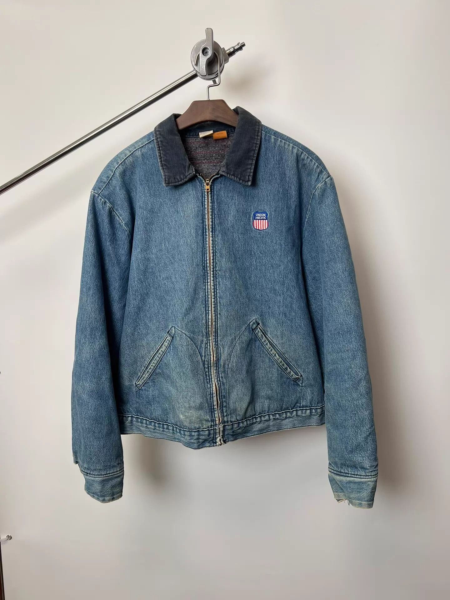 Other Vintage Washed Denim Jacket Size 44 Size US S / EU 44-46 / 1 - 2 Thumbnail