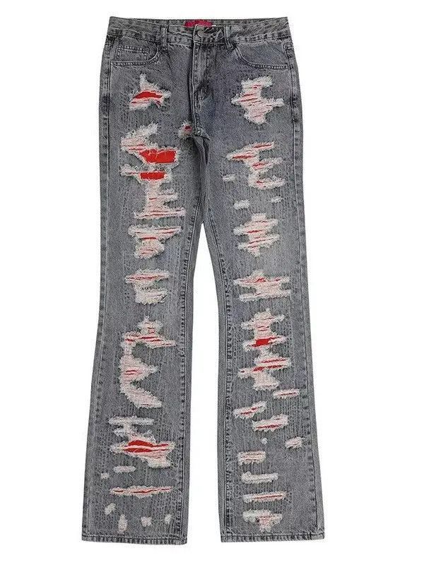 Japanese Brand Retro loose micro flared high street jeans Size US 32 / EU 48 - 6 Thumbnail