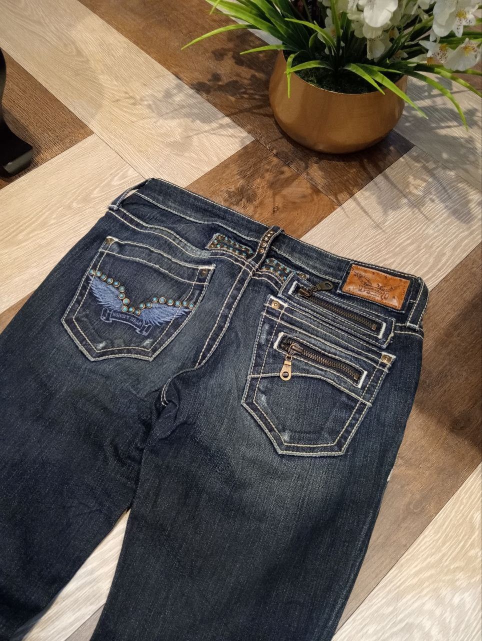 Robins Jeans ROBINS JEAN BLUE DENIM PANTS Size 27" / US 4 / IT 40 - 12 Thumbnail