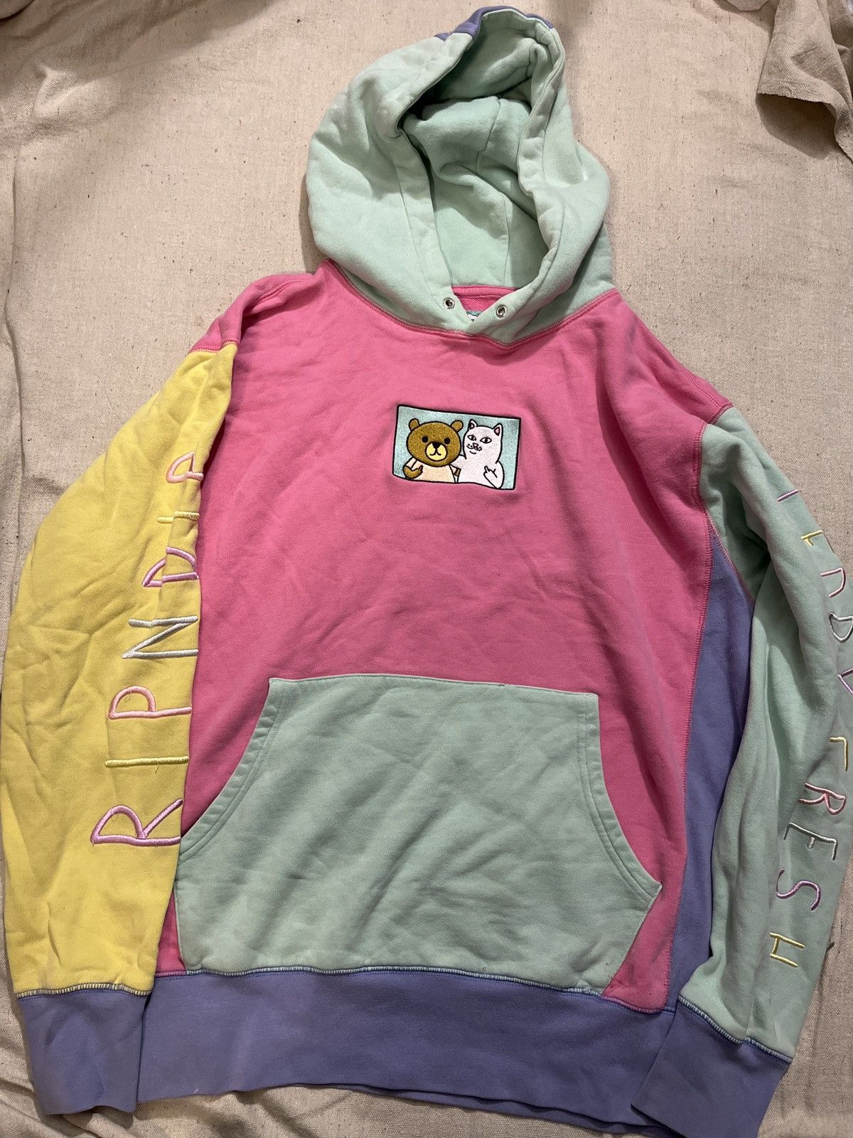 Teddy fresh cheap x ripndip hoodie