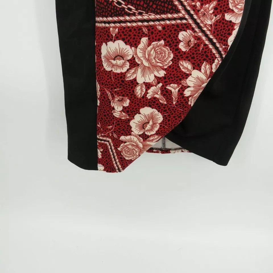 Other Thalia Sodi Womens Floral Patchwork Halter Dress Black/Red S Size S / US 4 / IT 40 - 4 Thumbnail