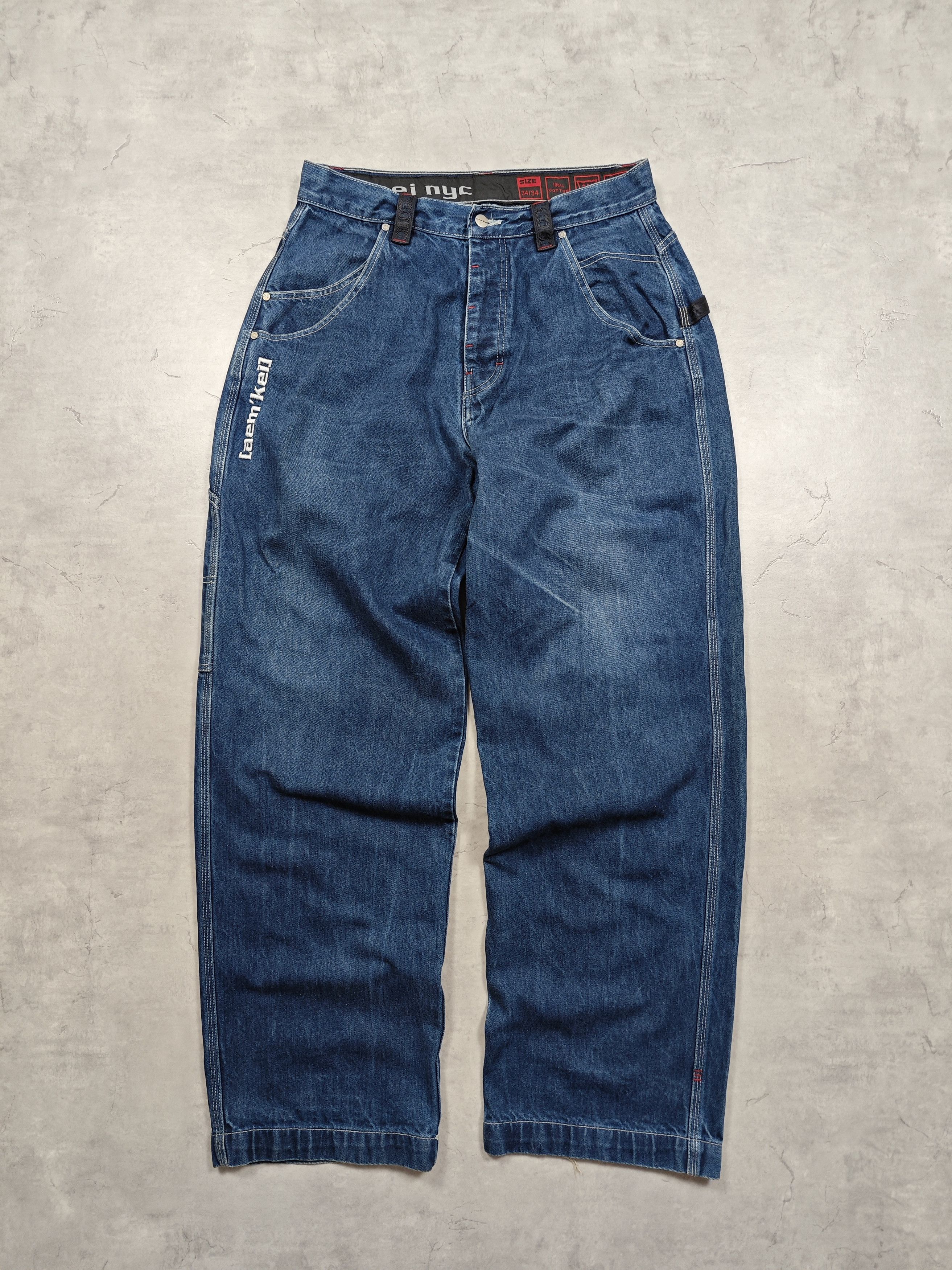Aem'kei Aem'kei Vintage Baggy Jeans JNCO Style Size US 33 - 7 Thumbnail