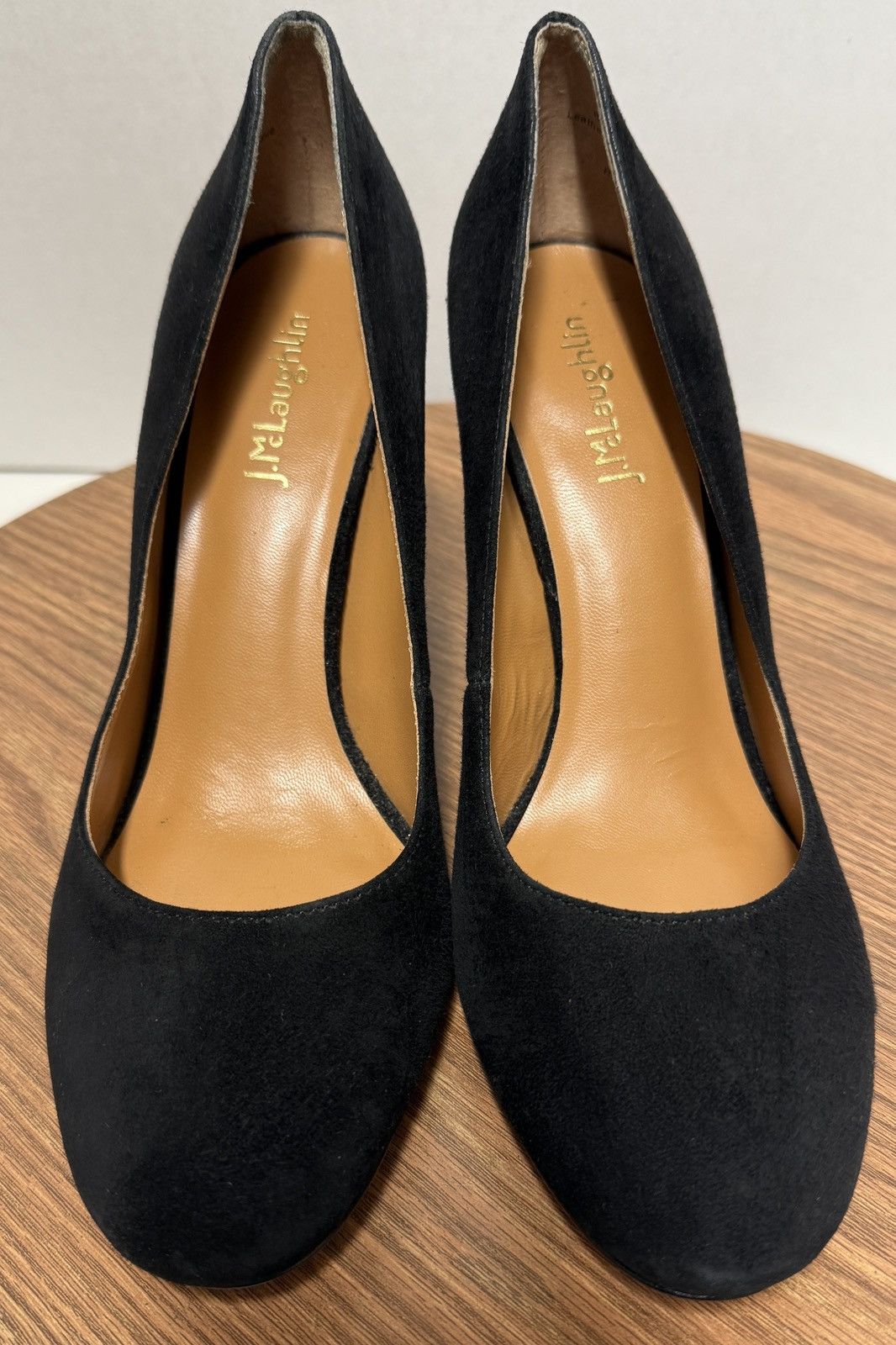 J.McLaughlin J.McLaughlin Black Suede “Mila” Slip-On Pumps Block Heel- 8 Size US 8 / IT 38 - 1 Thumbnail