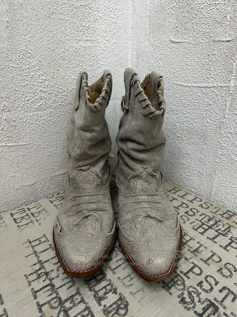 Junya Watanabe Junya Watanabe size L Western Pointed Tie Boot Size US 5 / EU 37 - 3 Thumbnail