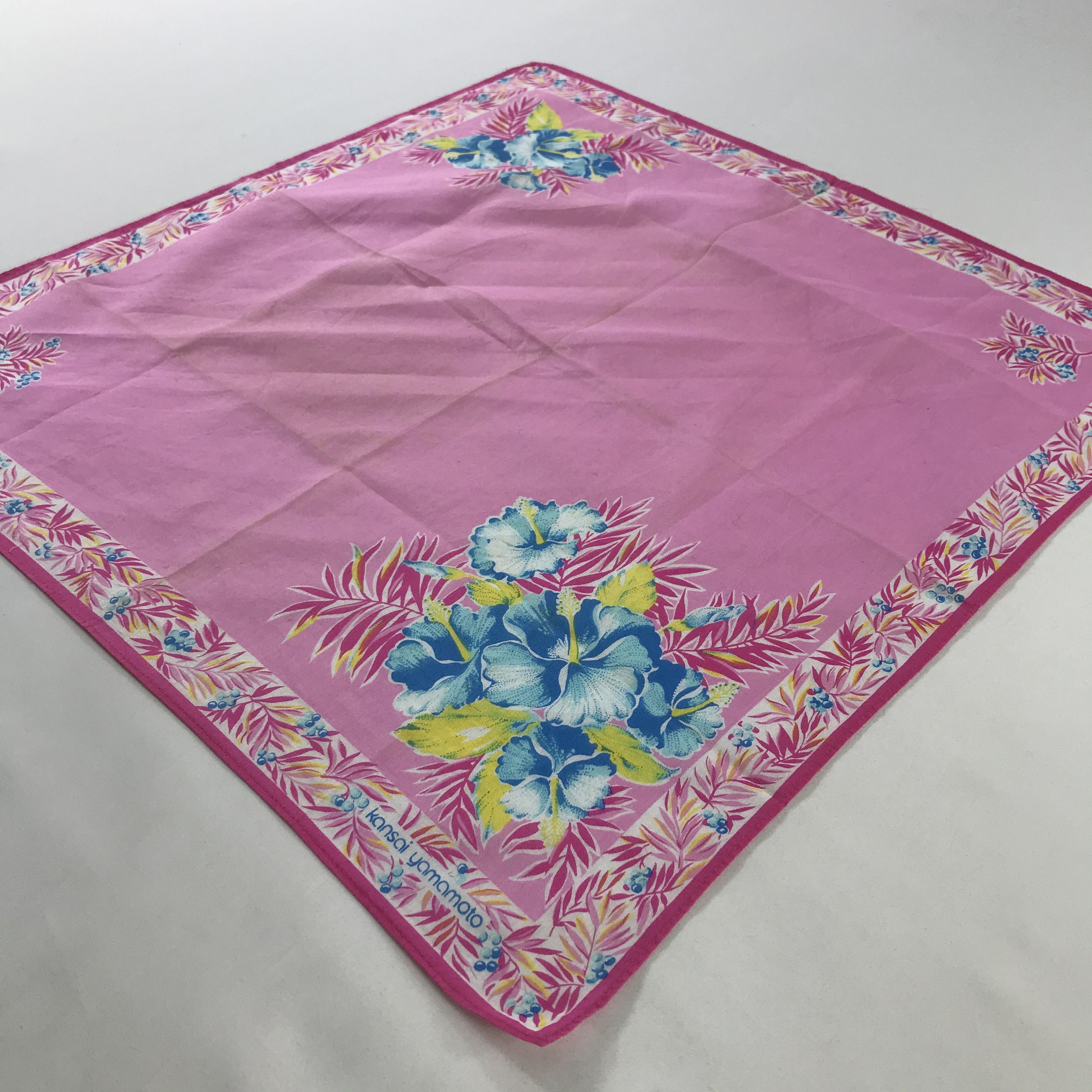 Kansai Yamamoto × Vintage Kansai Yamamoto Bandana / Handkerchief / Neckerchief - S1175 Size ONE SIZE - 2 Thumbnail