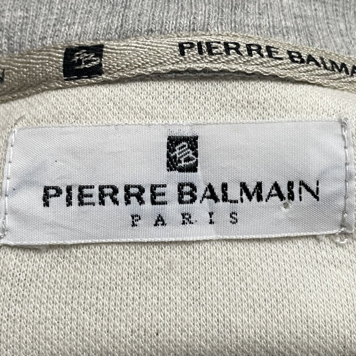 Pierre Balmain × Vintage Vintage Brand Pierre Balmain Big Logo Sweatshirt 1990s Size US XXL / EU 58 / 5 - 9 Thumbnail