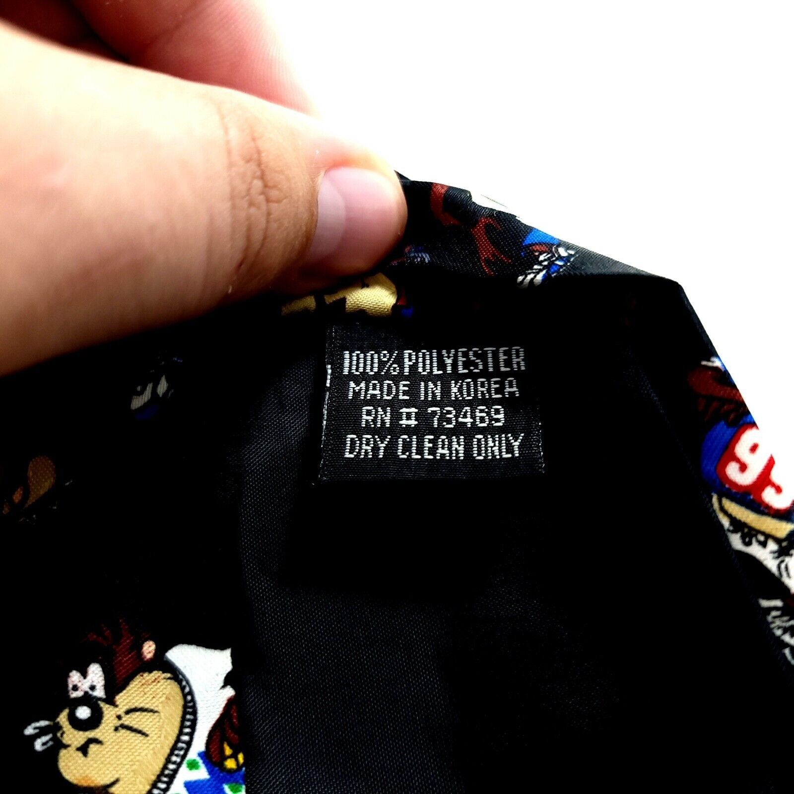 Warner Bros Looney Tunes Black Tasmanian Devil Sports Print Polyester Wi Size ONE SIZE - 3 Thumbnail