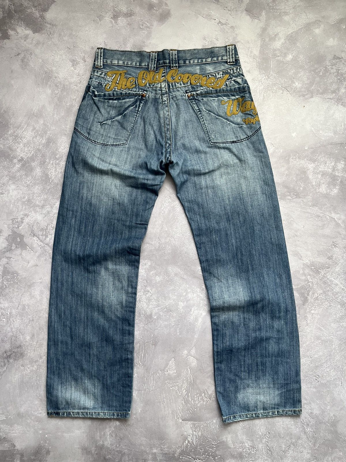 Replay Vintage Replay Baggy Jeans Big Logo Embroidered y2k Denim Size US 34 / EU 50 - 1 Thumbnail