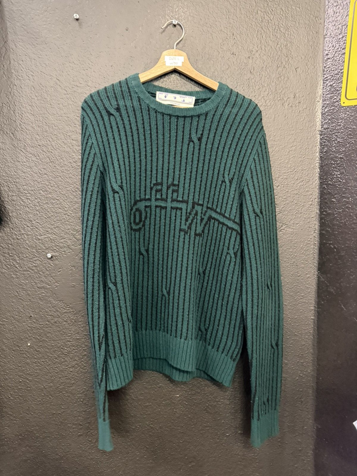 Off-White Off white Knit Sweater Size US L / EU 52-54 / 3 - 1 Thumbnail