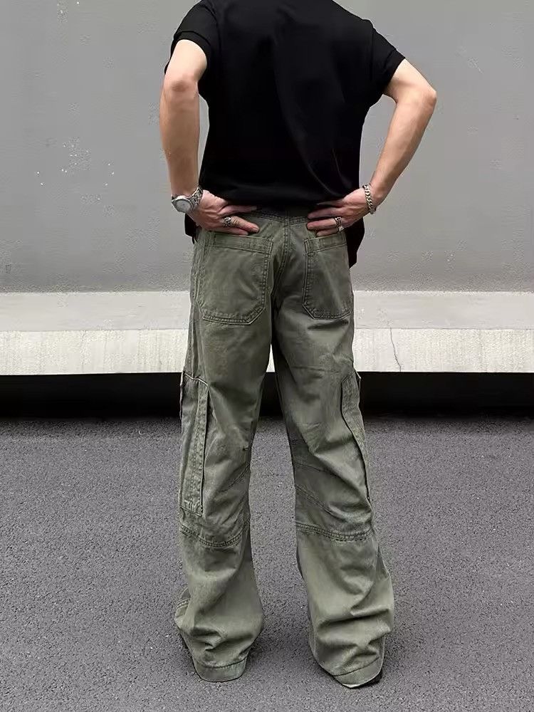 Vintage Multi Pockets Cargo Pants Size US 33 - 5 Thumbnail