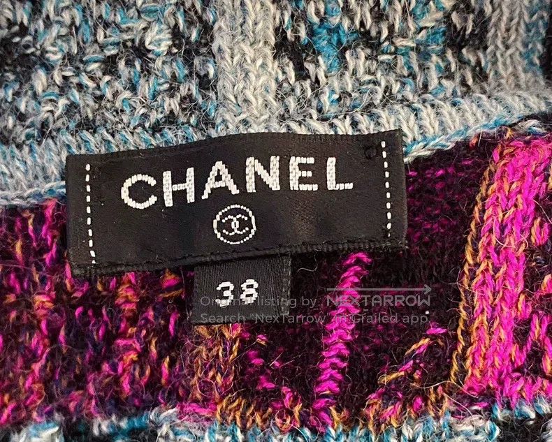 Chanel Chanel Gradient Grey Floating Flower Cardigan coat Size S / US 4 / IT 40 - 5 Thumbnail
