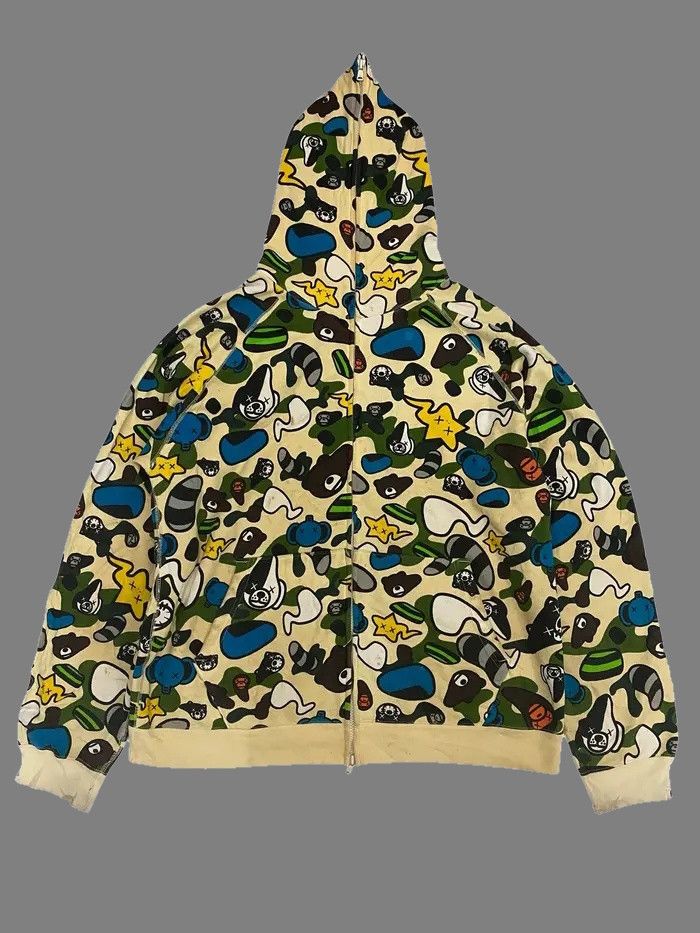 Bape × Kaws A Bathing Ape Baby Milo x Kaws Full Zip Printed Hoodie Size US L / EU 52-54 / 3 - 1 Thumbnail