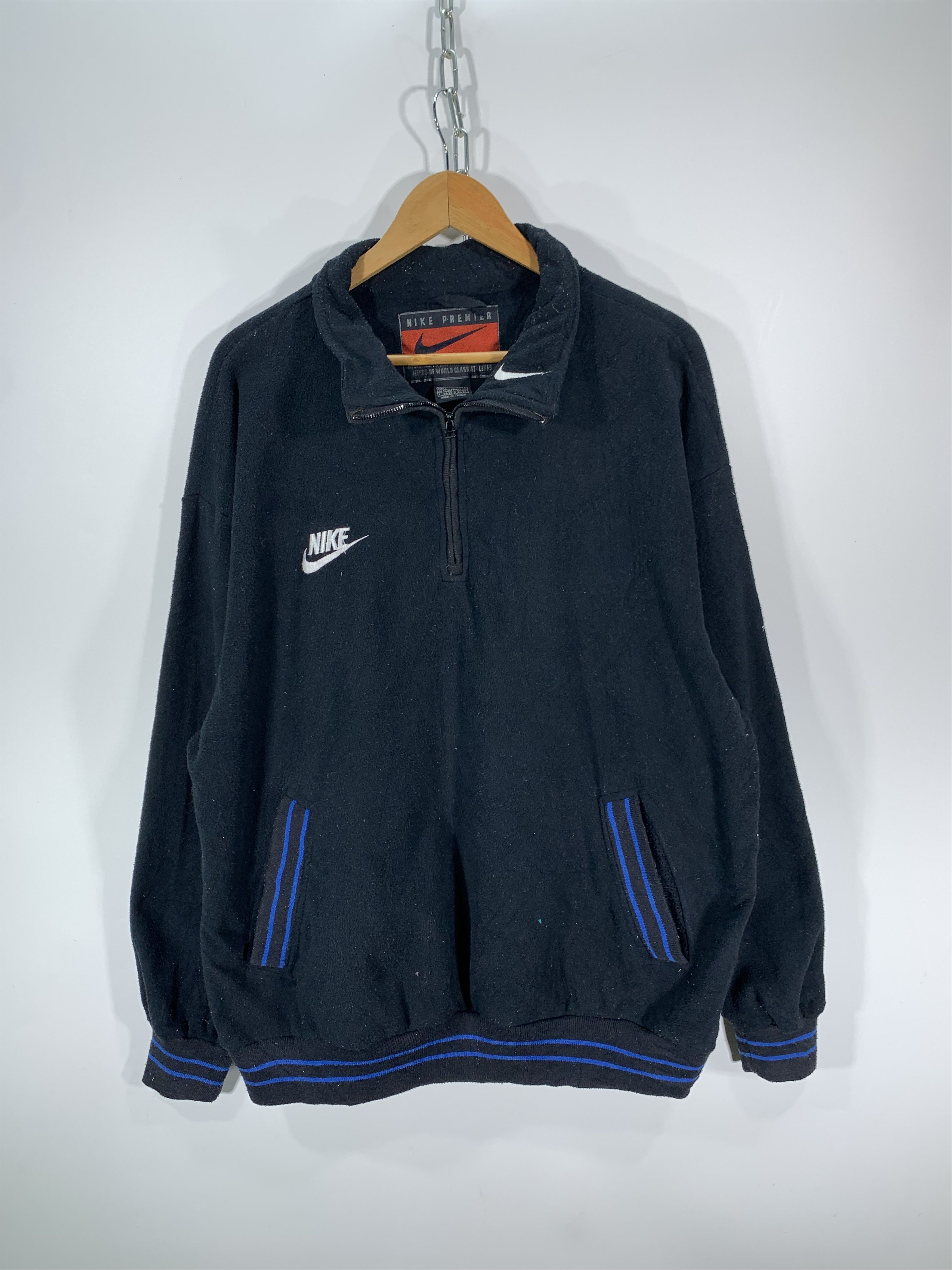 Nike ⚡️Vintage Nike Premier Fleece Embroidered Swoosh Size US L / EU 52-54 / 3 - 1 Thumbnail